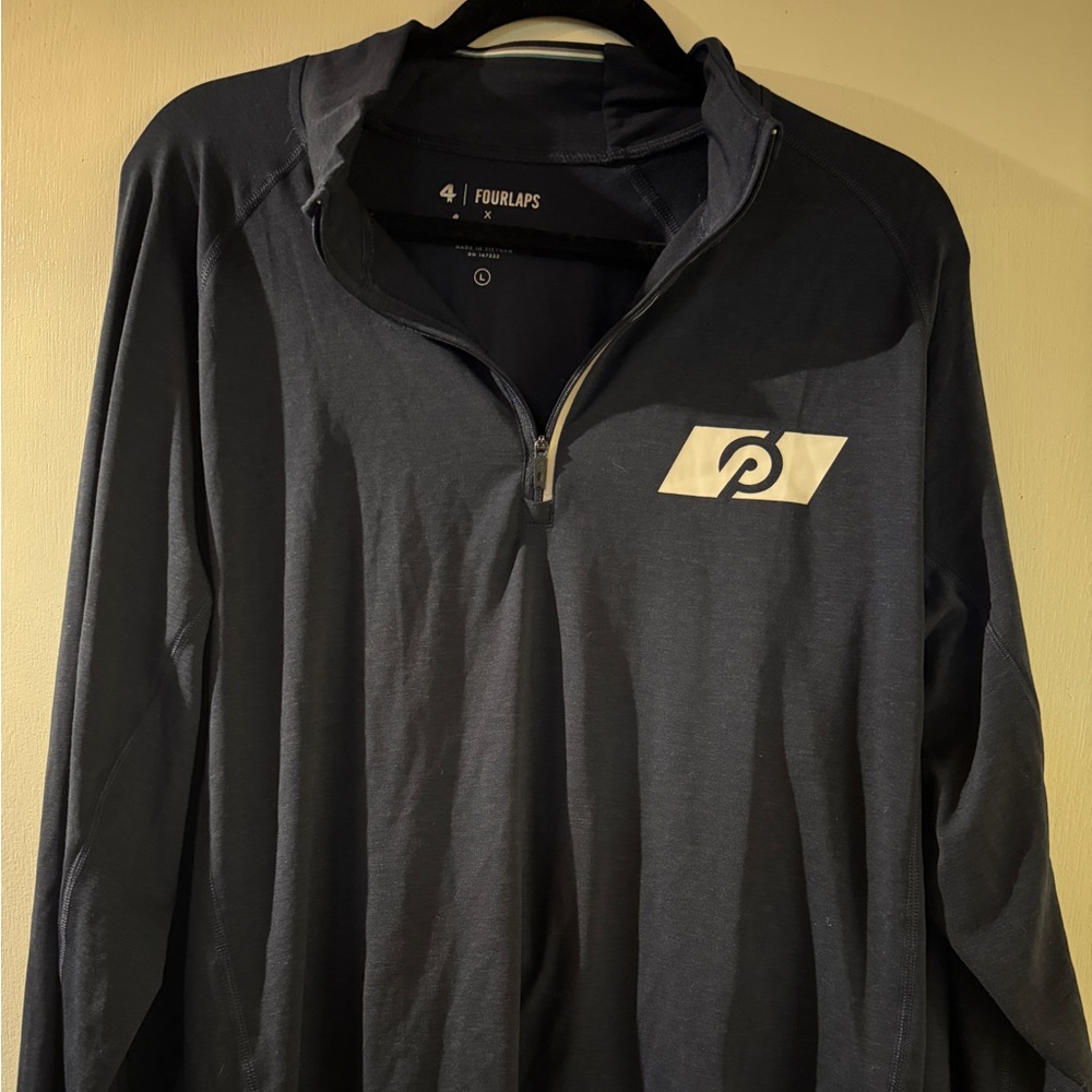 Fourlaps Black Quarter-Zip Pullover